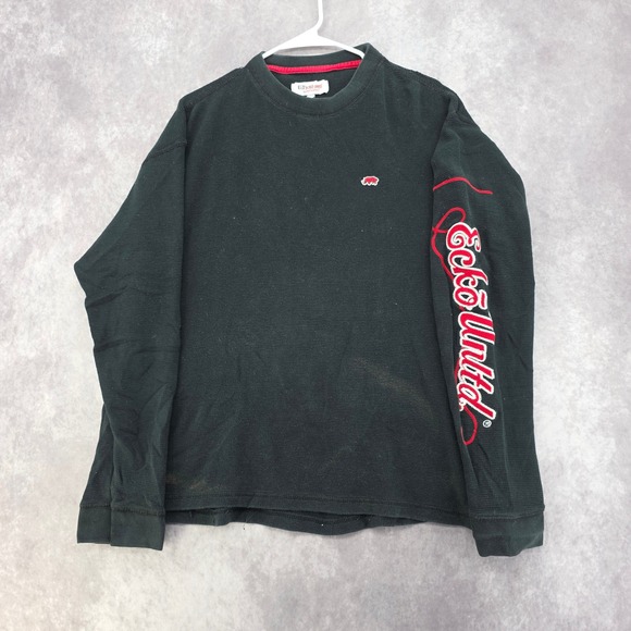 Ecko Unltd. Other - Vintage Ecko Unltd Mens L Waffle Knit Thermal Long Sleeve Shirt Black Sleeve Hit